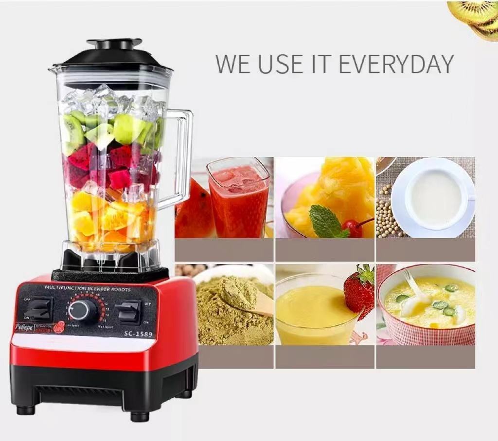 🍓 Silver Crest SC-1589 Commercial Blender | 4500W High-Speed Food Processor & Smoothie Maker