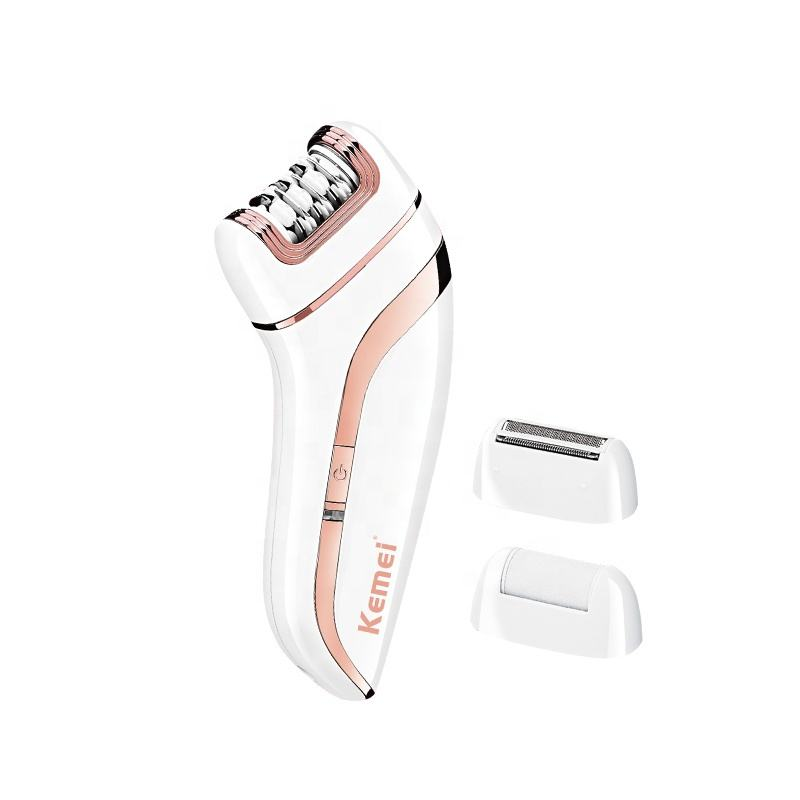 Kemei Lady's Grooming Kit KM-519A | USB Rechargeable Epilator & Lady Shaver