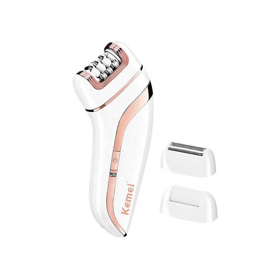 Kemei Lady's Grooming Kit KM-519A | USB Rechargeable Epilator & Lady Shaver