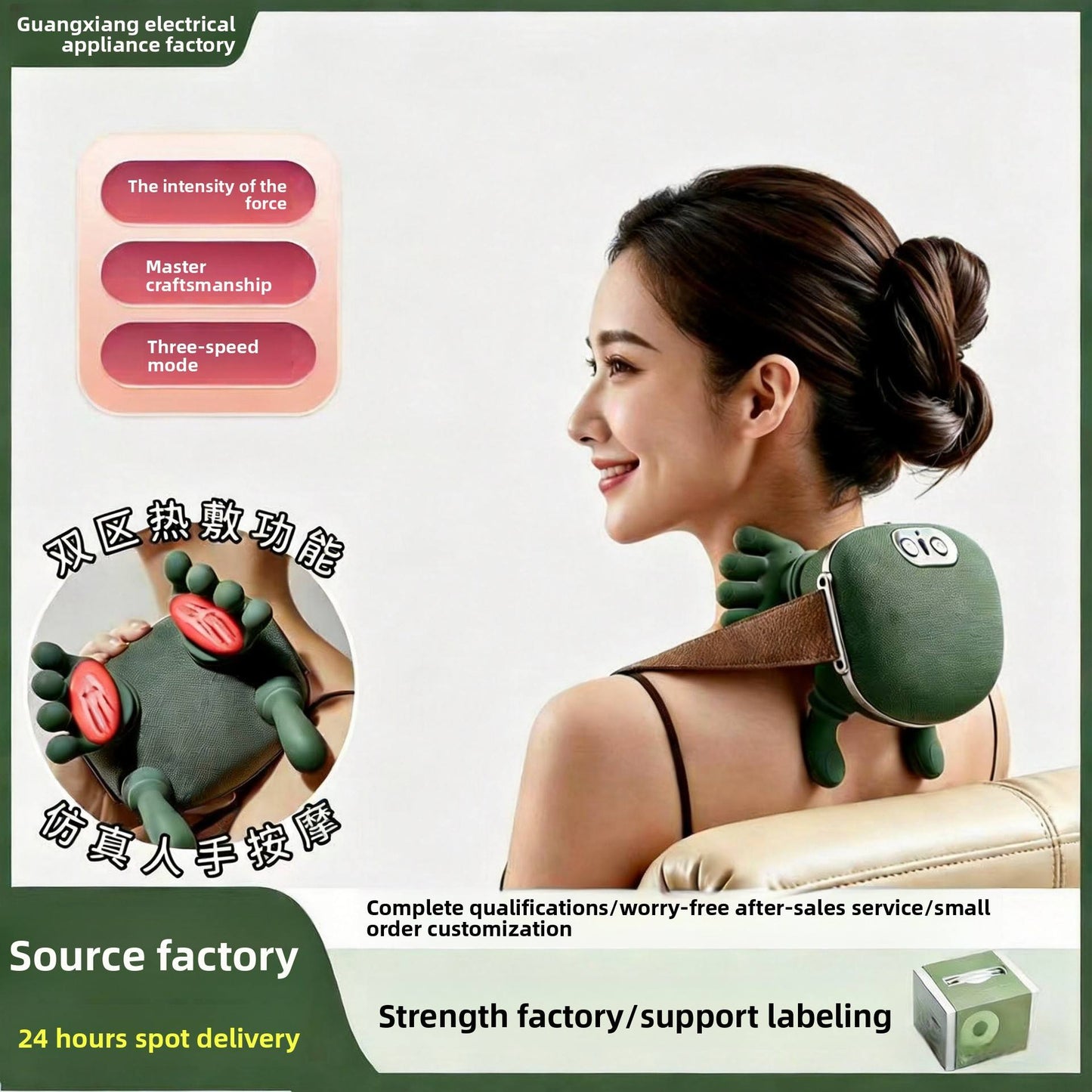 Shoulder & Neck Massager | Rechargeable Deep Tissue Neck Massage Machine