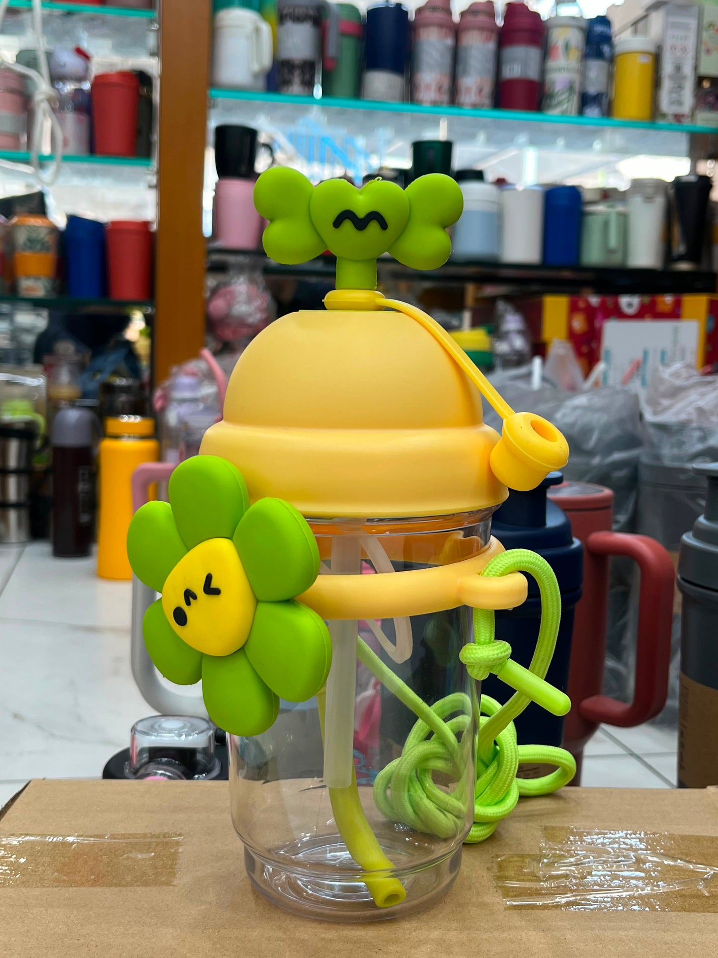 Portable Vilora Straw Water Bottle – Cute Ins Style Large Capacity Tumbler for Girls | Milk Tea Coffee Travel Cup