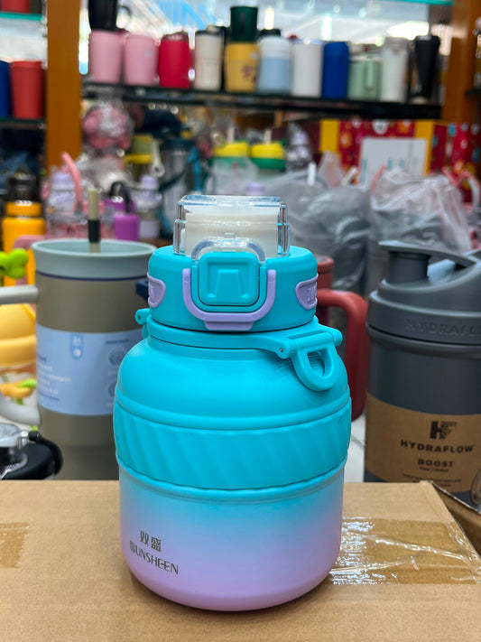 🩵 Vilora Premium Motion Sports Water Bottle – Large Capacity Leak-Proof Bottle with Carry Strap 🌊