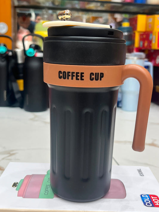 🤎☕ Vilora Premium Travel Coffee Mug – Insulated Coffee Cup with Handle & Spill-Resistant Lid ✨