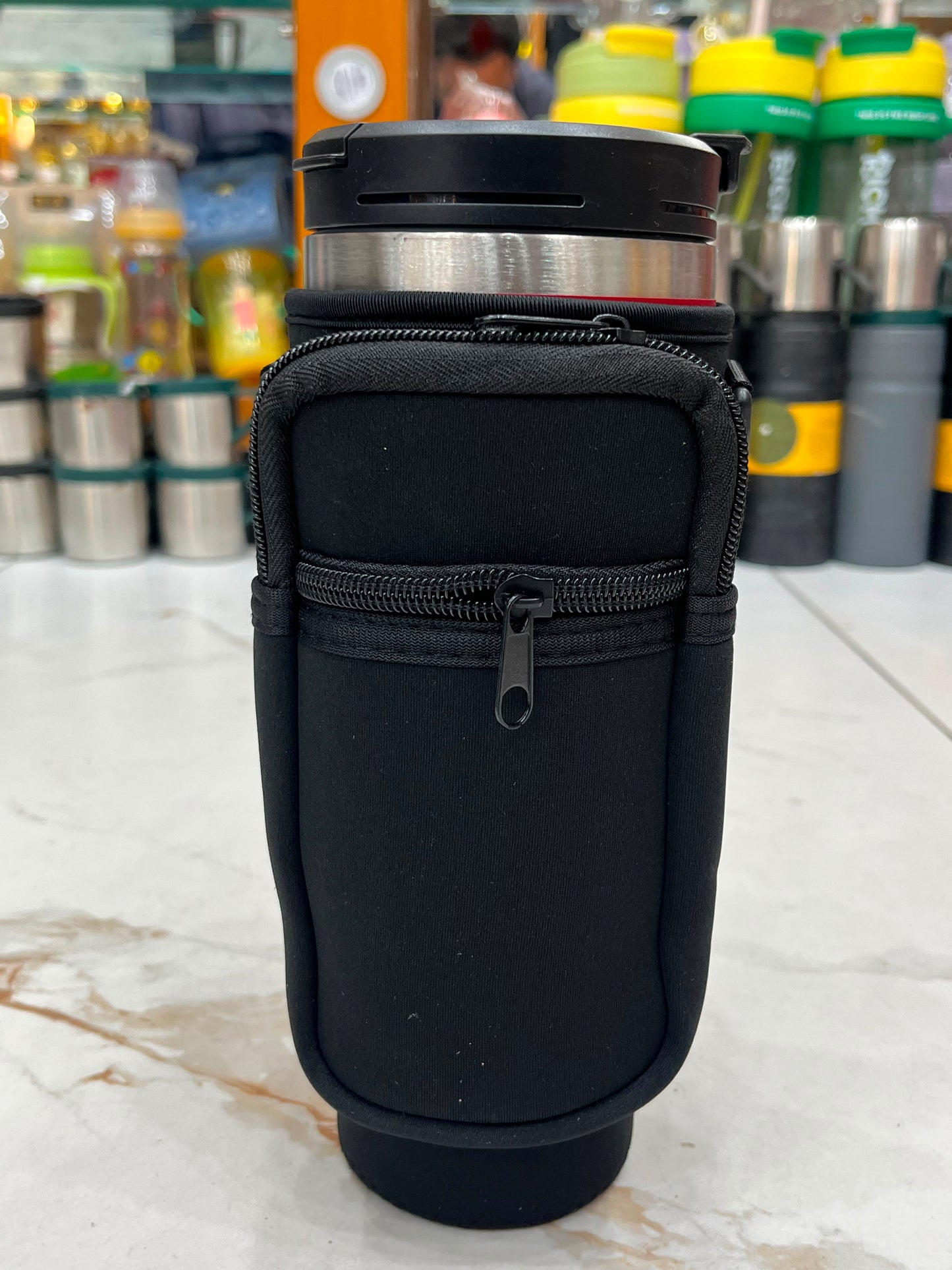 🥤 Premium 30oz Insulated Tumbler with Handle & Straw Lid | Leakproof Double Wall Vacuum Flask