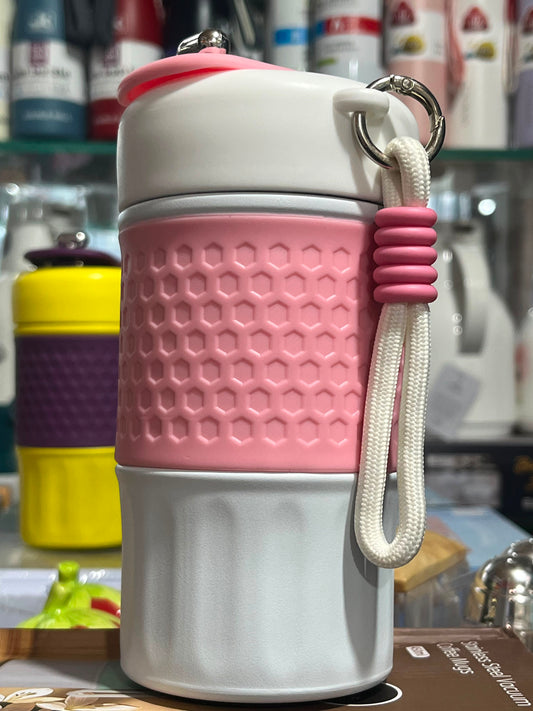 ☕🤍 Vilora Premium Insulated Coffee Mug – Elegant Travel Coffee Cup with Anti-Slip Grip ✨