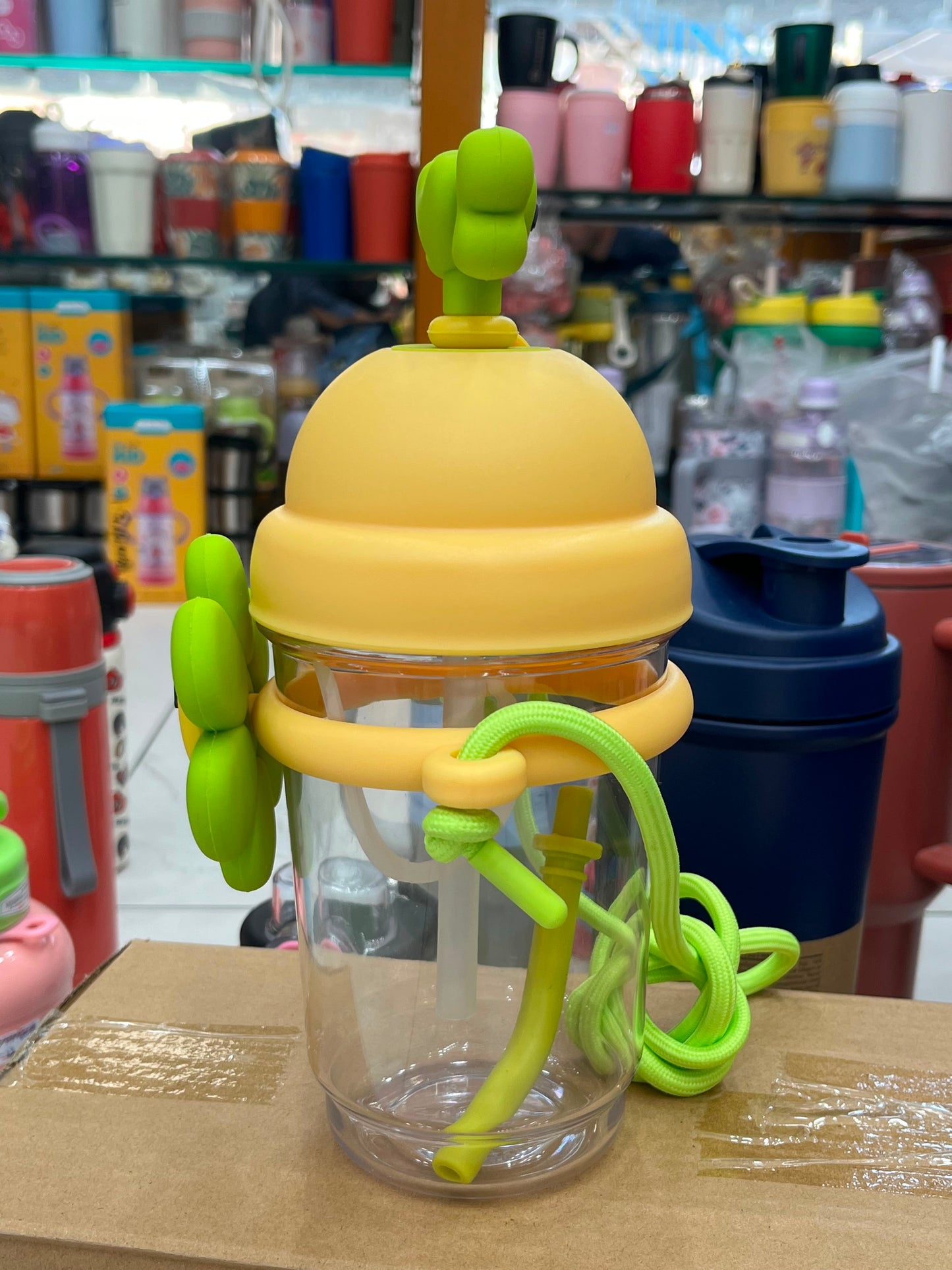 Portable Vilora Straw Water Bottle – Cute Ins Style Large Capacity Tumbler for Girls | Milk Tea Coffee Travel Cup